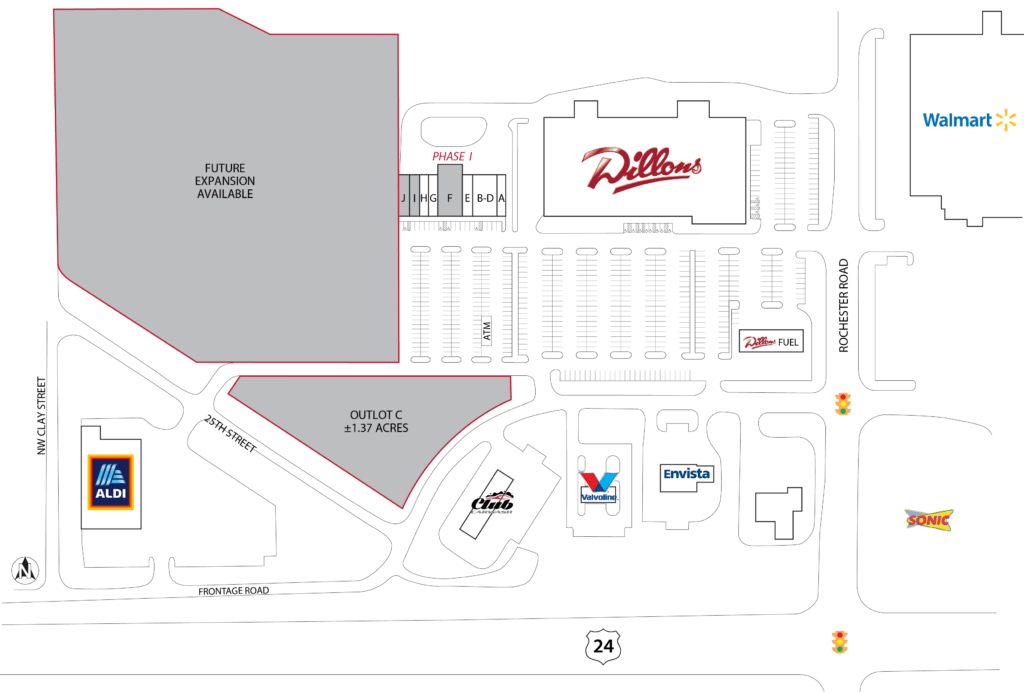 Dillons Plaza Sandor   Dillons Plaza Topeka KS Site Plan 1024x692 