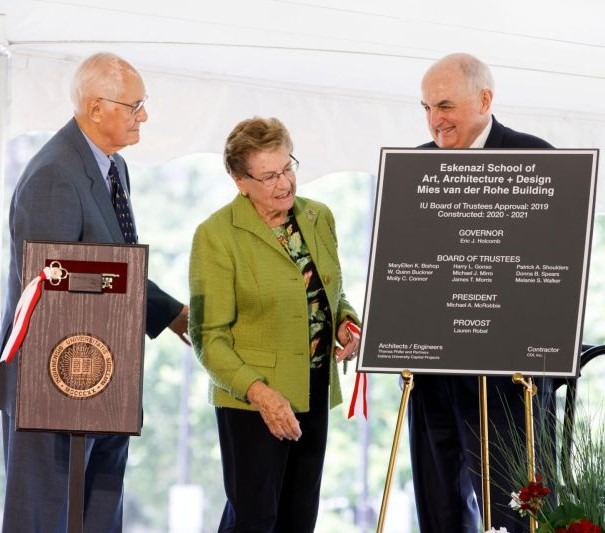 Dedication of Eskenazi School of Art, Architecture + Design at Indiana University Bloomington, 2016